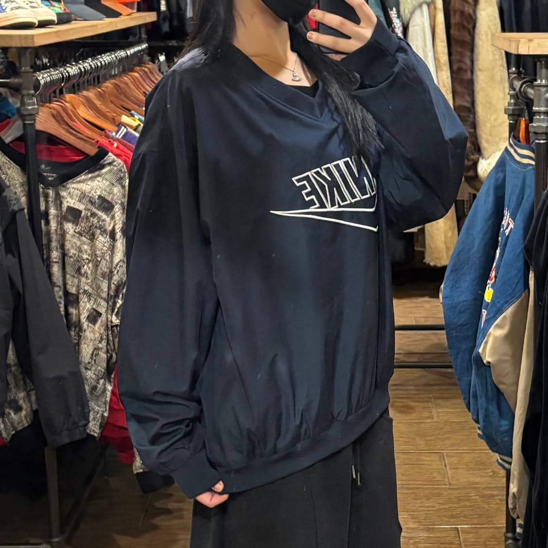 [HI] Nike 나이키 빅로고 웜업 네이비 상품이미지4