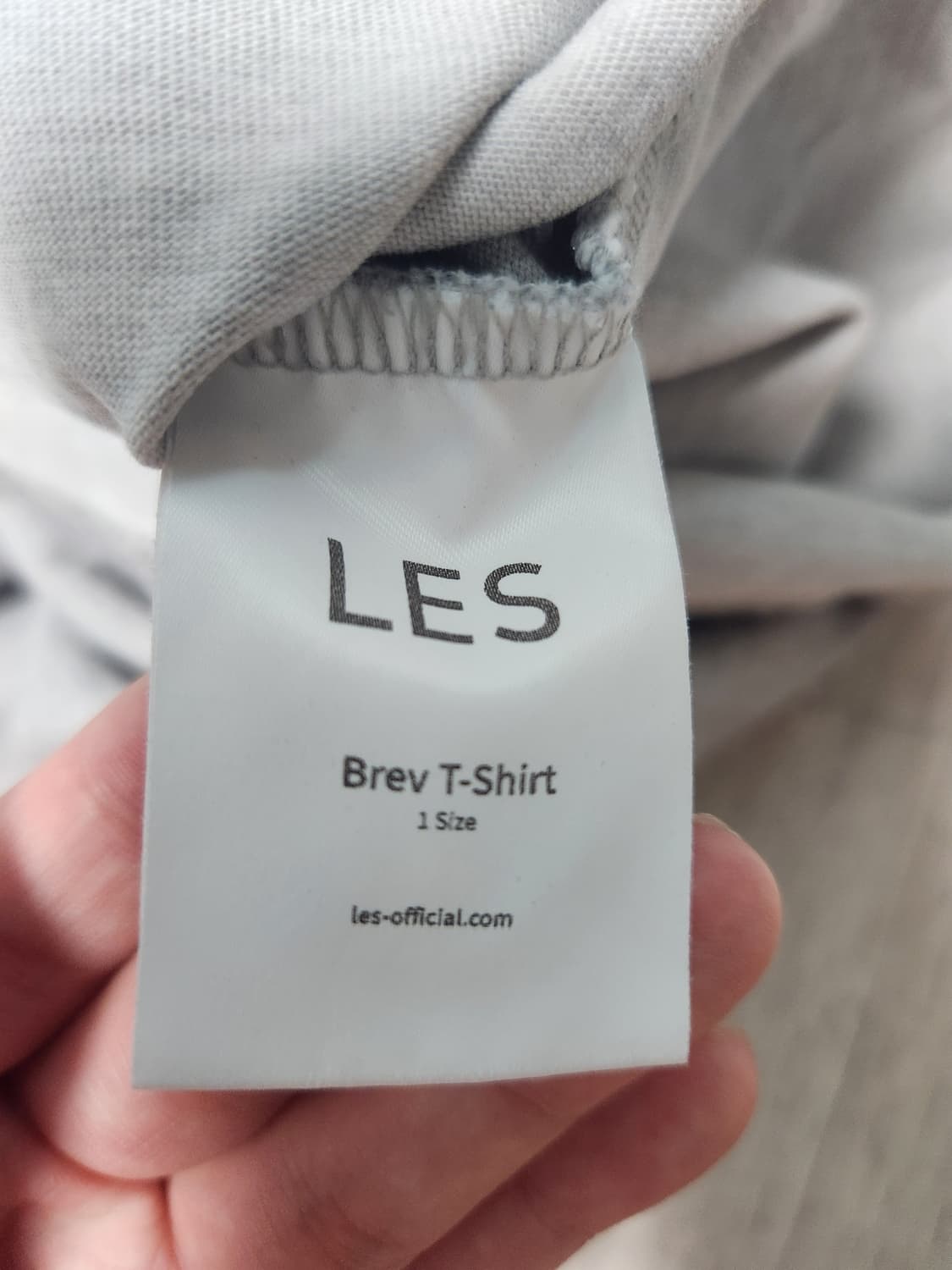 Brev t-shirt 그레이 상품이미지6