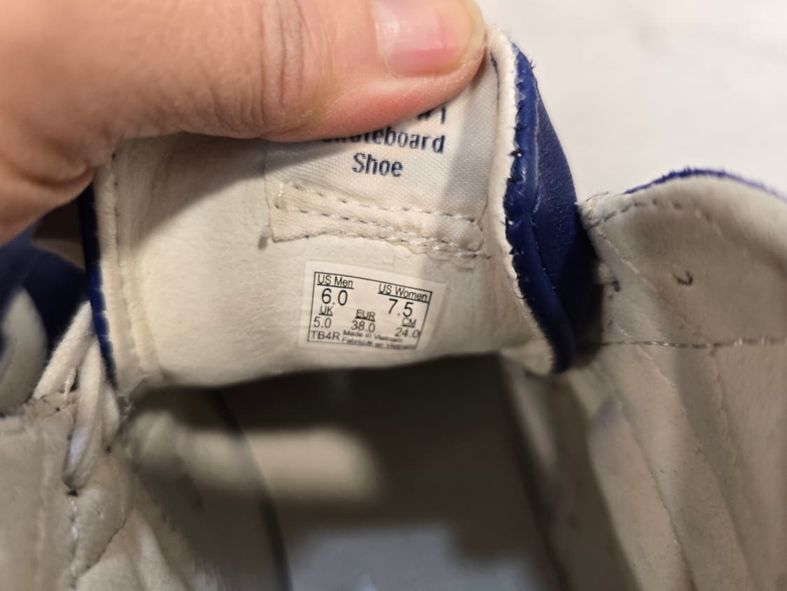 반스 네이비 가죽 하이탑 스니커즈 245~250 상품이미지7