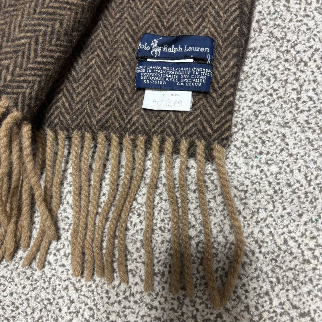 [택포,램스울100] 폴로 랄프로렌 이태리 머플러 목도리 [A+] 상품이미지3