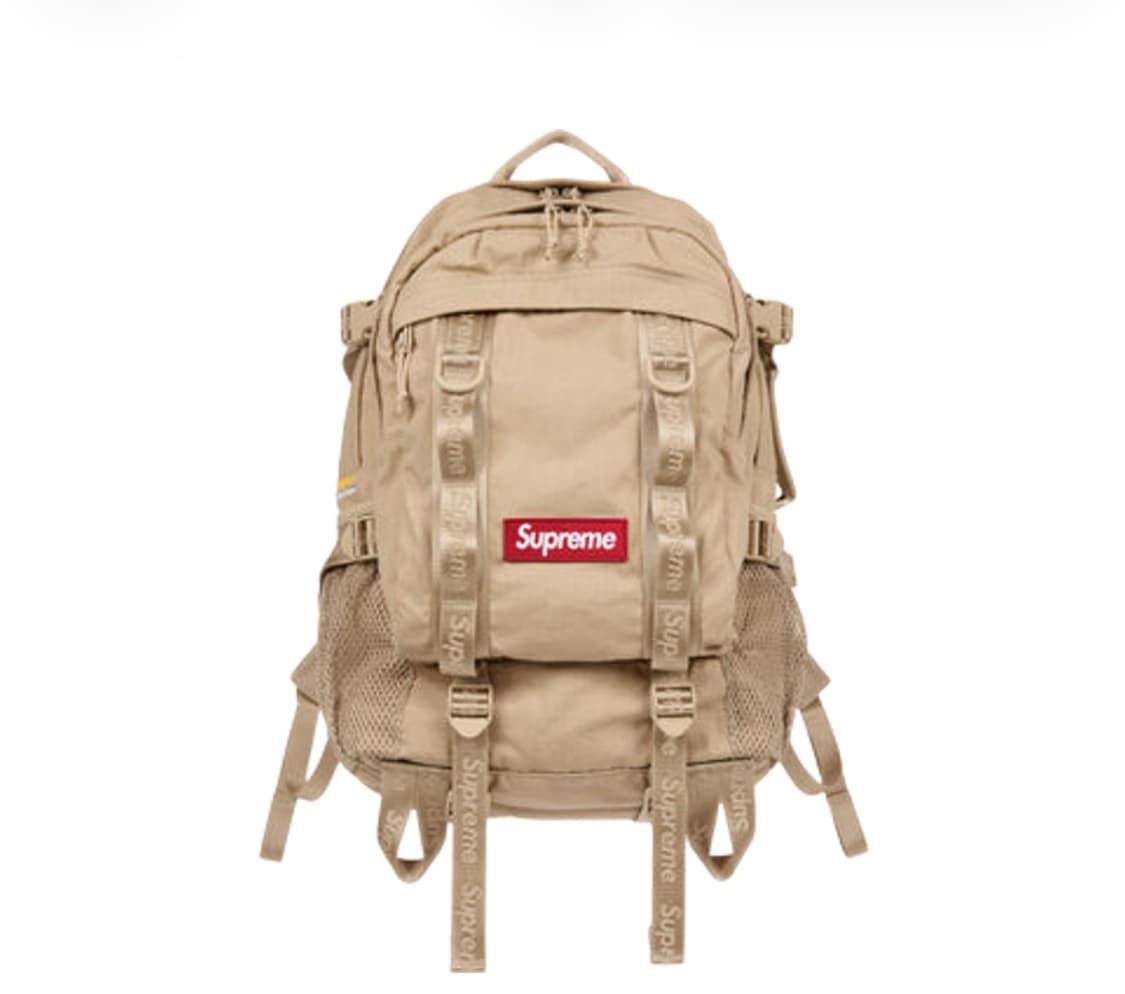 슈프림 백팩 가방 탄 - 26SS 미개봉 새제품 판매 상품이미지1