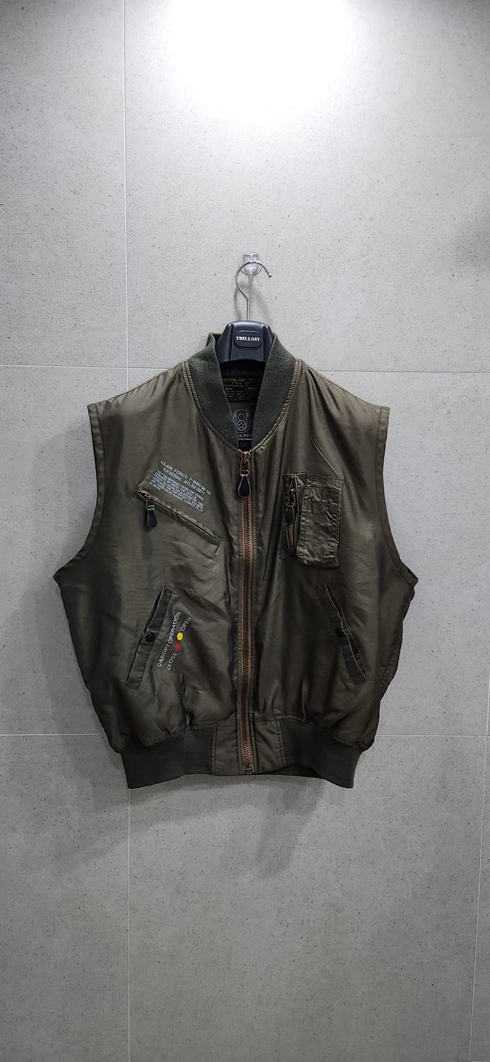 US AIRFORCE 플라이트 항공 파일럿 조끼 상품이미지1