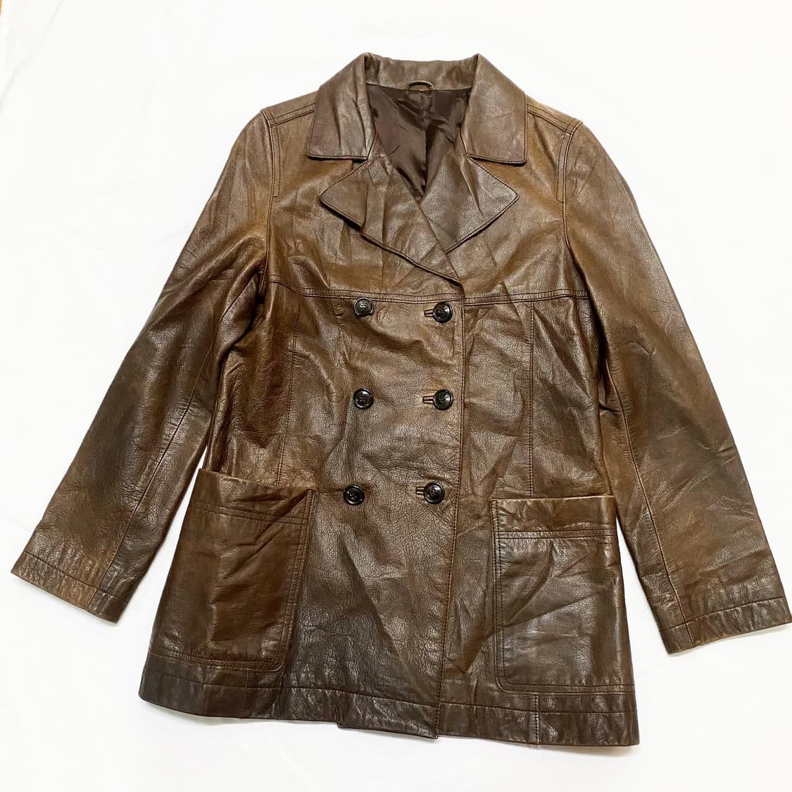 소가죽 더플 코트 상품이미지1