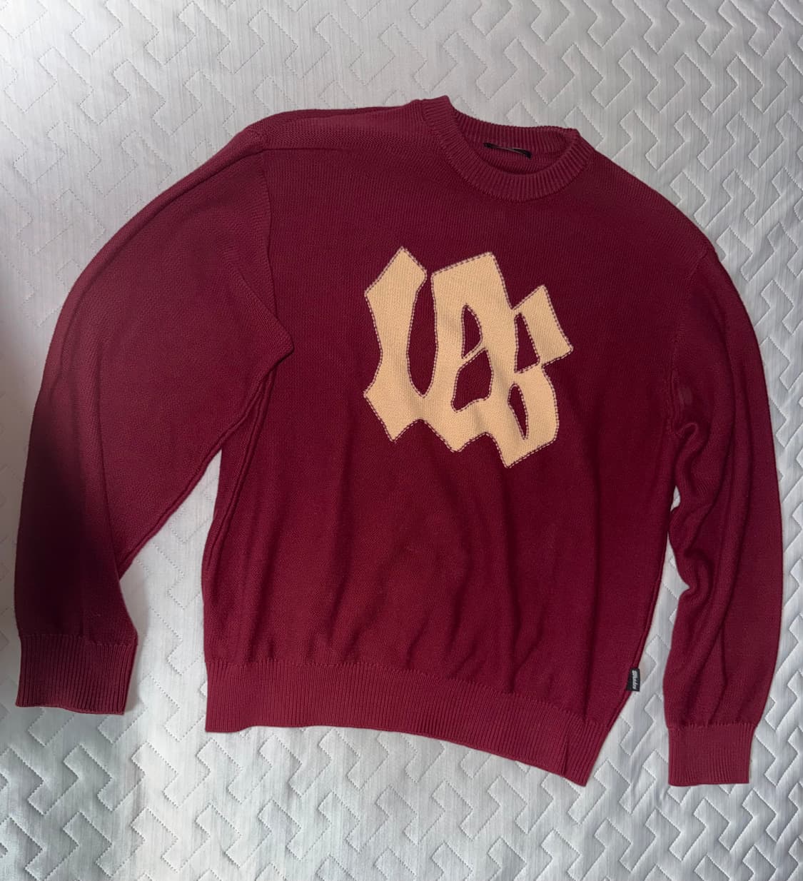 위캔더스 버건디 니트 M(피로 콜라보) 상품이미지1