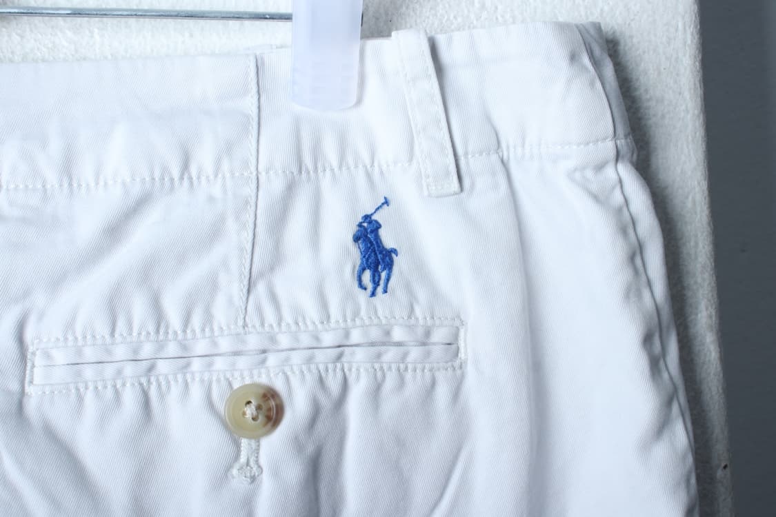 W(XL) 폴로 랄프로렌 반바지 팬츠 화이트 숏 블루포니-P1P10372 상품이미지3