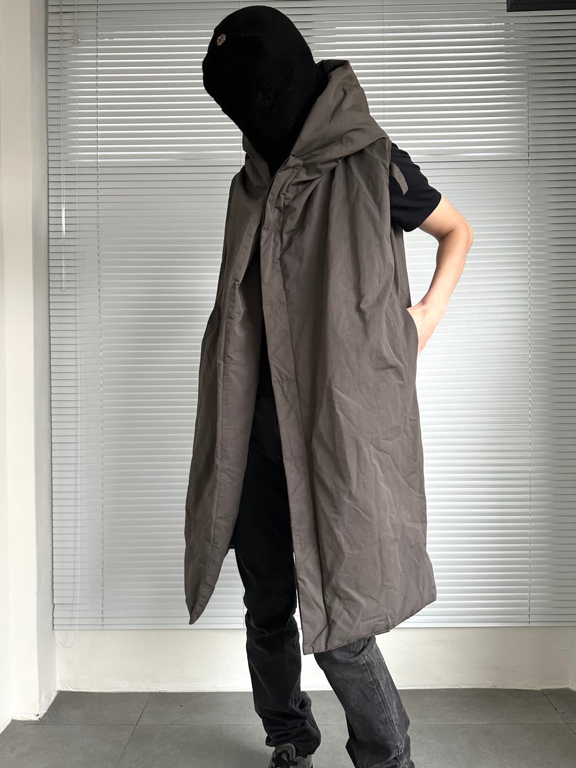 릭오웬스 2015FW 아카이브 구스다운 후드 베스트 상품이미지1