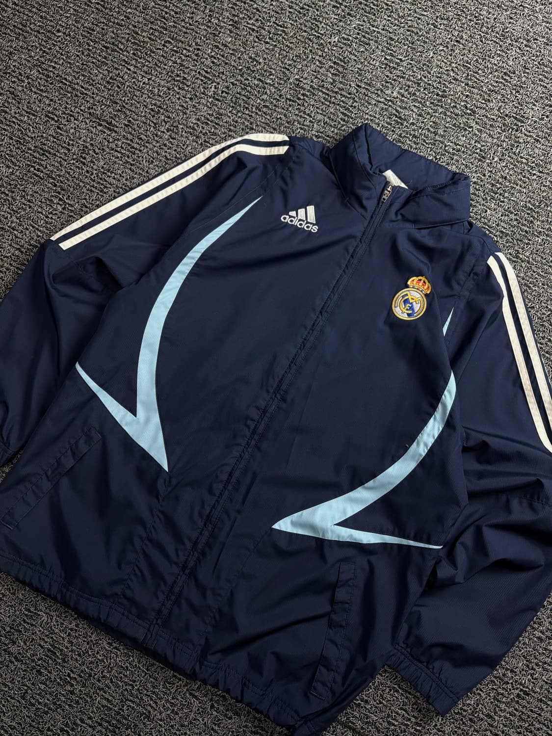 00s 아디다스 레알마드리드 레트로 우븐 레인 트랙 자켓 1476 상품이미지1