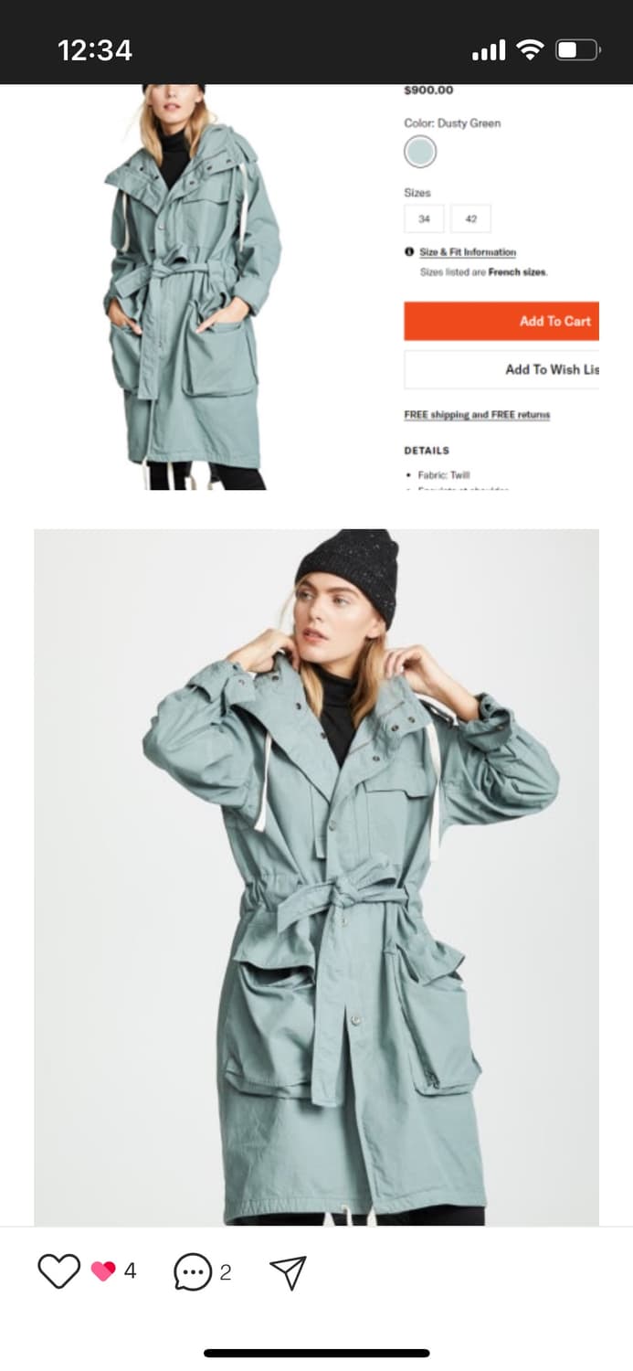 아크네스튜디오 야상 상품이미지9