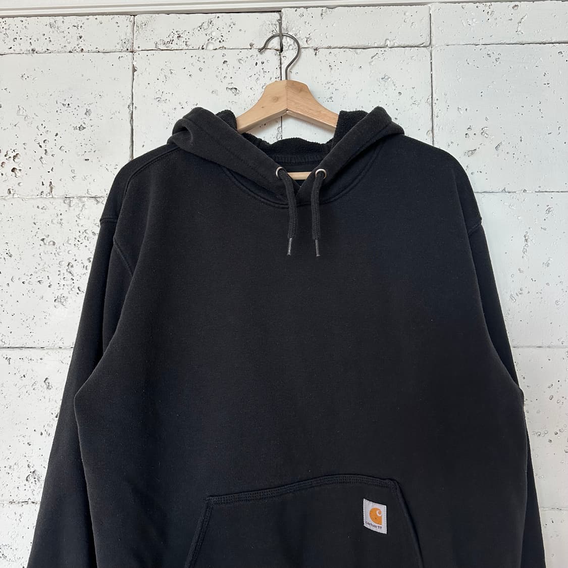 L 칼하트 후드 블랙 상품이미지2