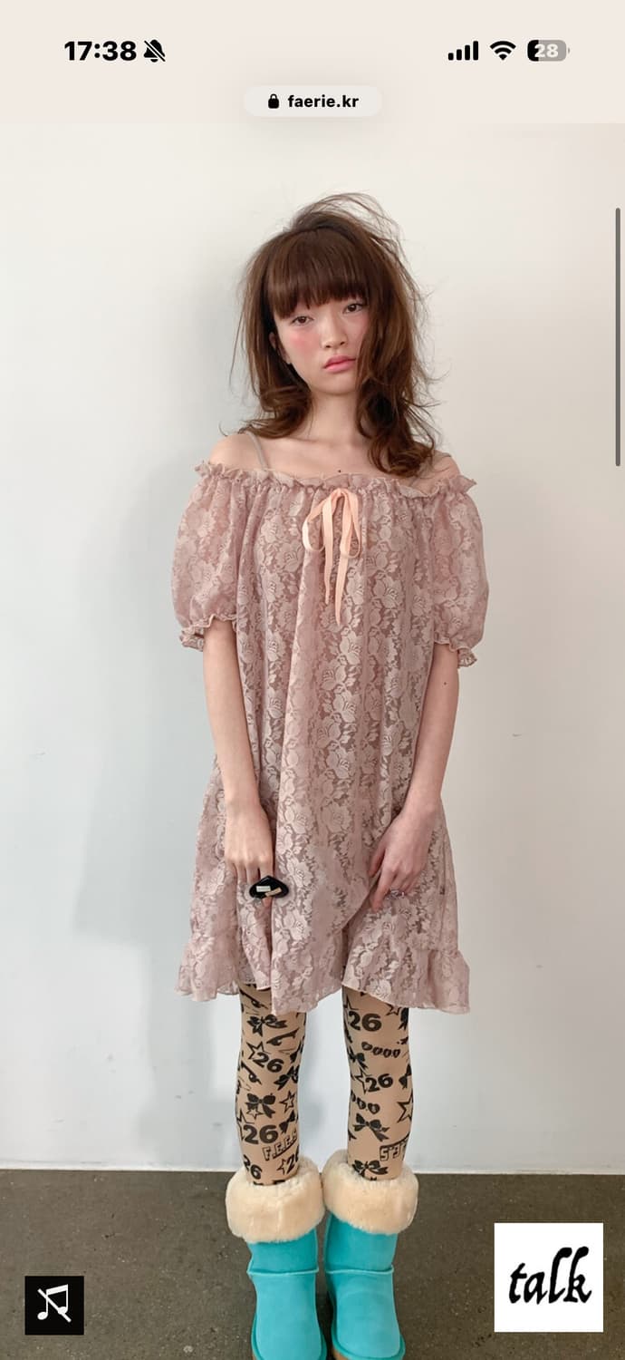 rosie lace dress (nude) 상품이미지1