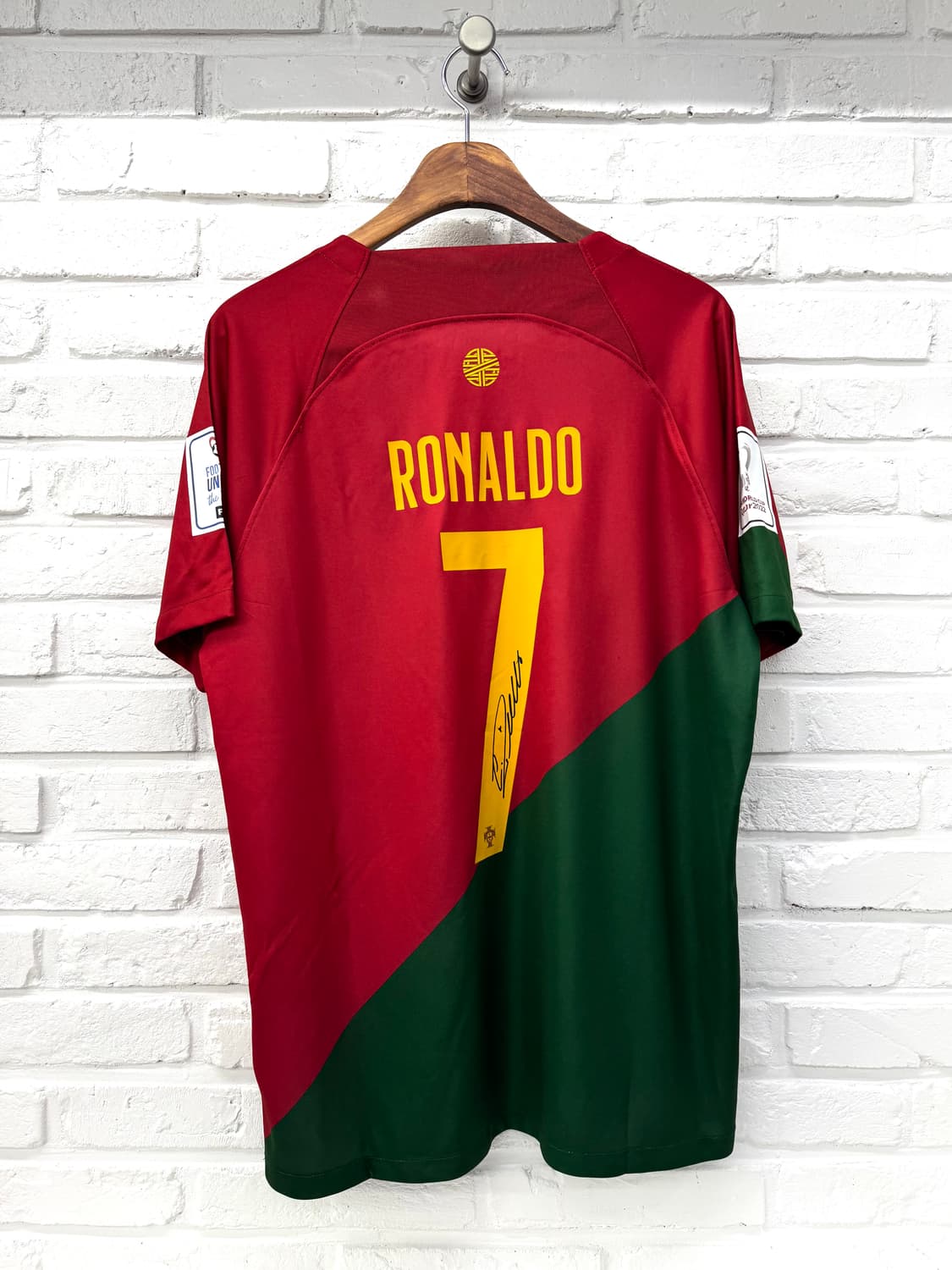 포르투갈 2022 호날두 싸인 축구 유니폼 상품이미지1