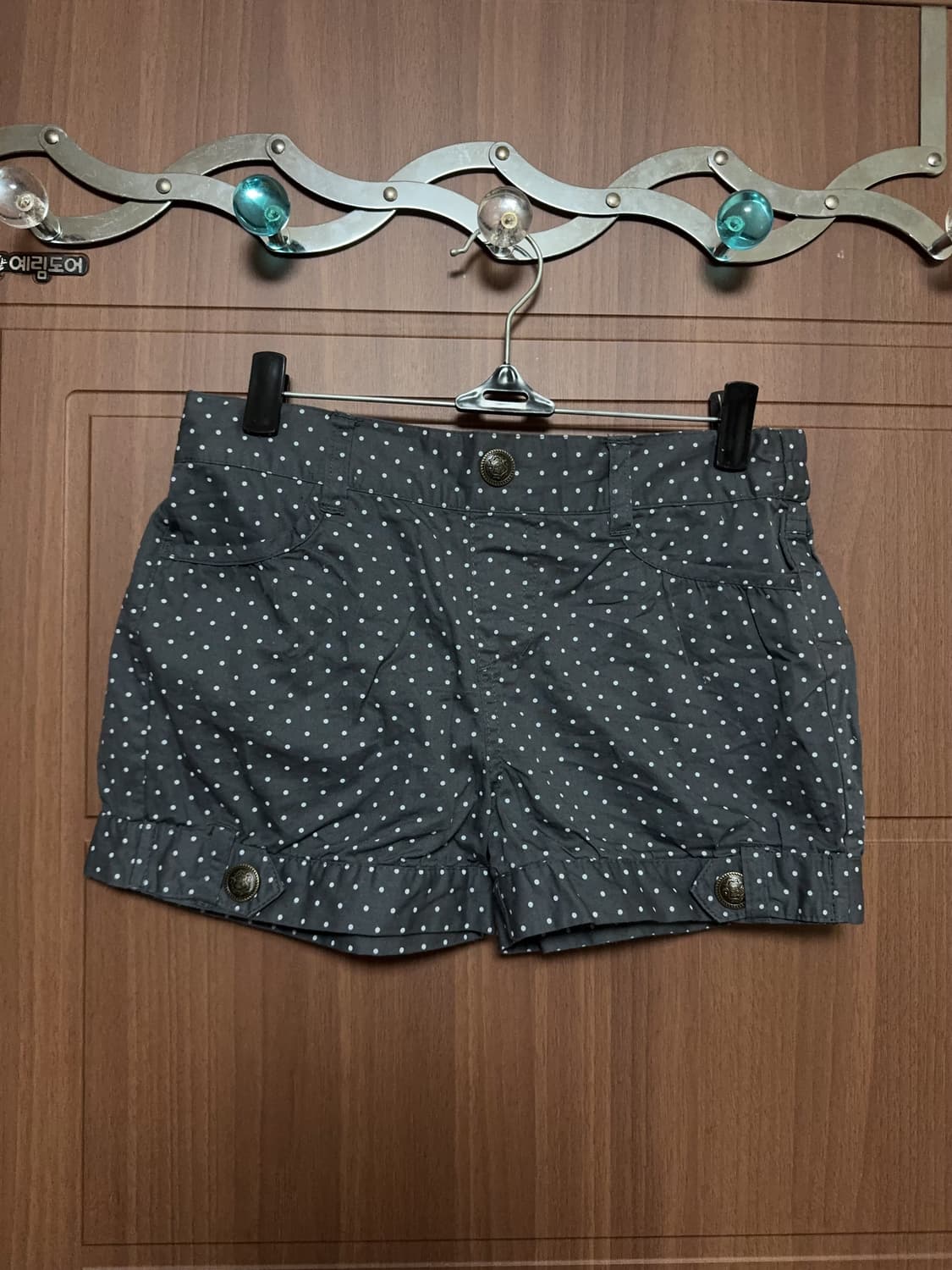 모리걸 하구미 일본 빈티지 공겜여주 헤이세이 갸루 도트 반바지 숏 팬츠 상품이미지1