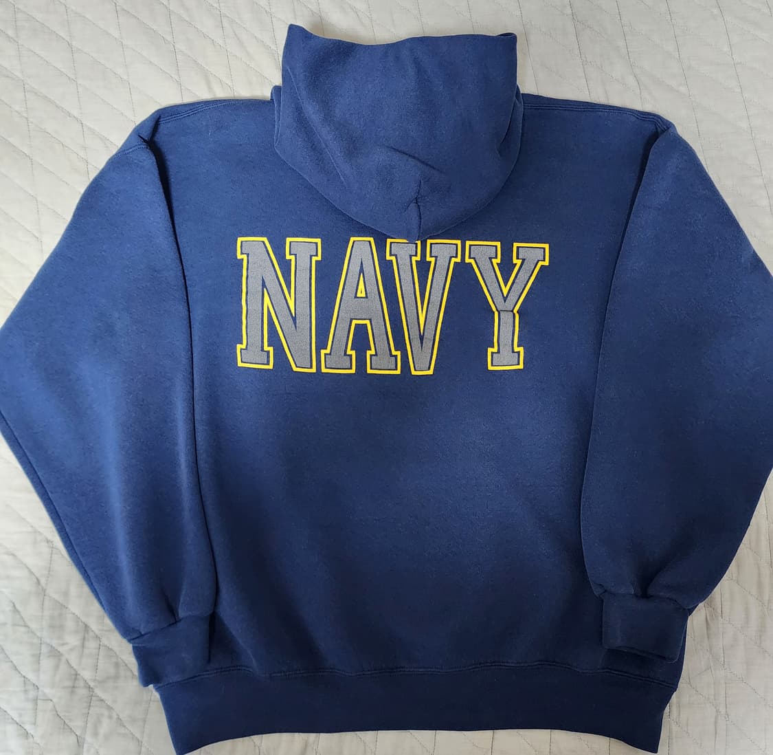 [XL] 90s USA 네이비 USN NAVY 빈티지 후드티 상품이미지3