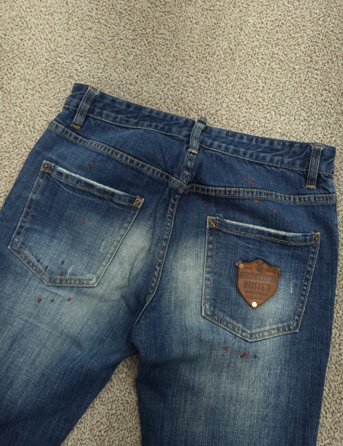 디스퀘어드2 남성 슬림핏 데미지 청바지 46 상품이미지3