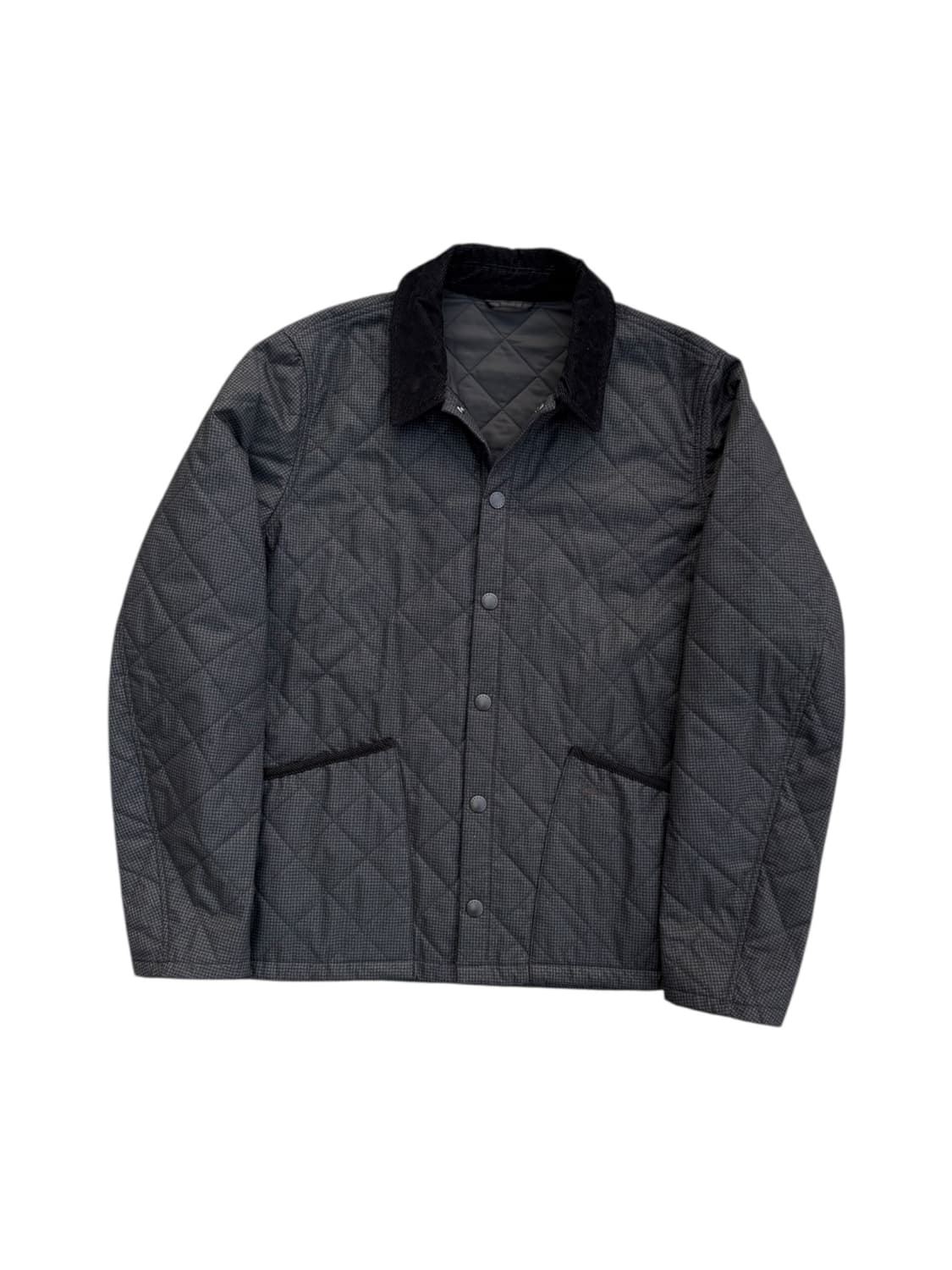 Barbour 바버 퀼티드 코듀로이 카라 자켓 상품이미지1