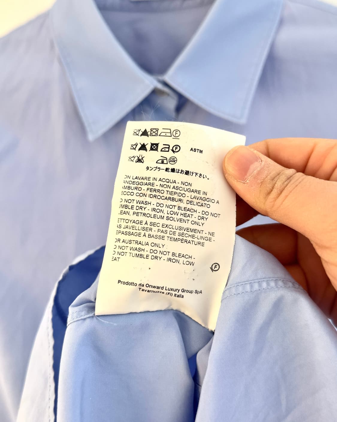 [JILSANDER] skyblue cotton shirts 상품이미지10