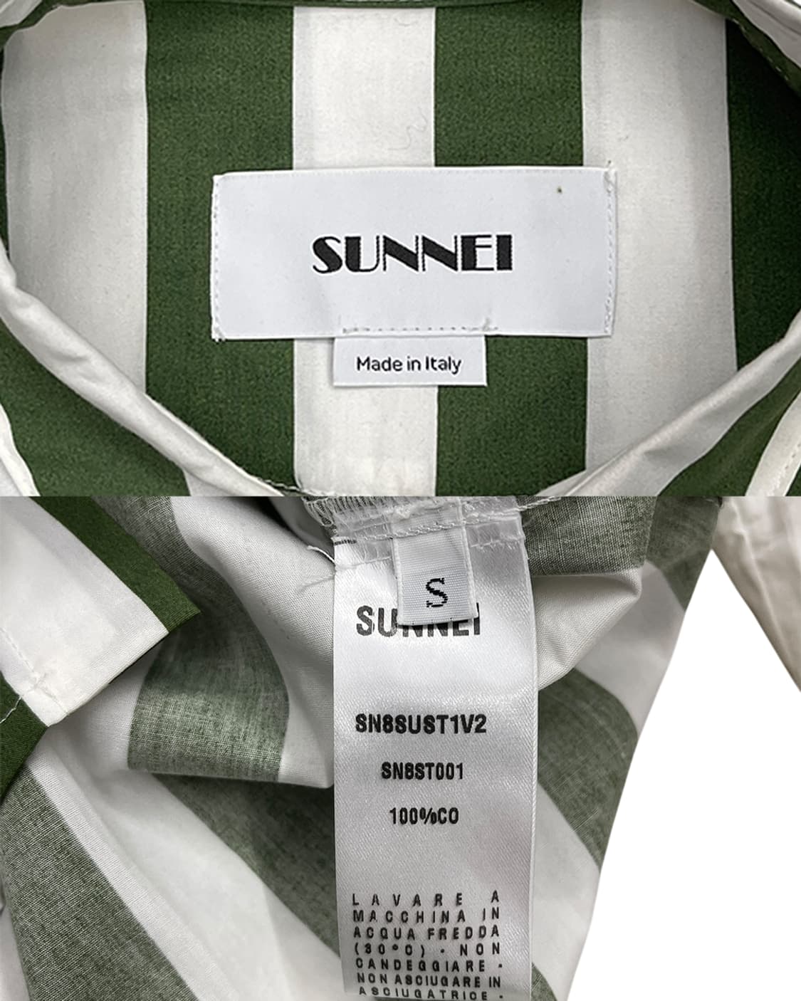 써네이 디테쳐블 슬리브 스트라이프 셔츠 상품이미지10