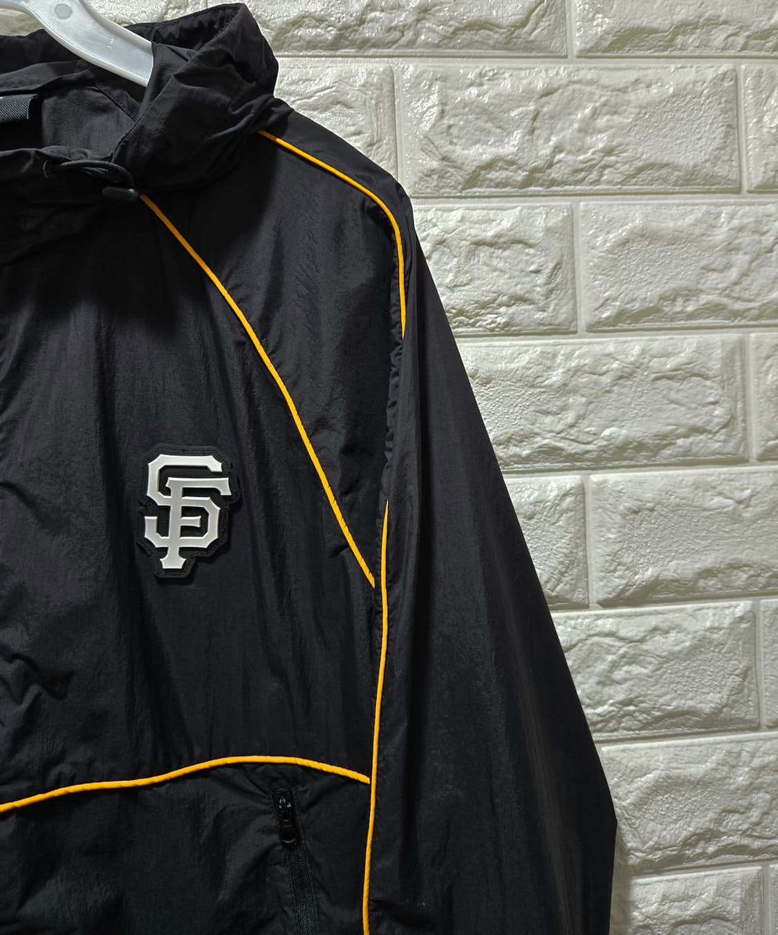 MLB 베이직 썸머 파이핑 바람막이 XS 상품이미지6