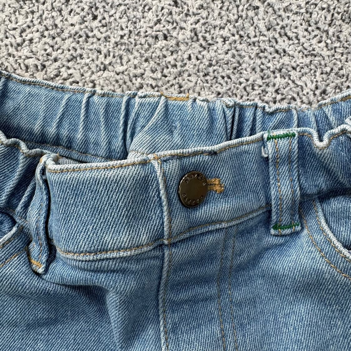 130(9Y) 헤지스 키즈 밴딩 청바지 0325J 상품이미지2