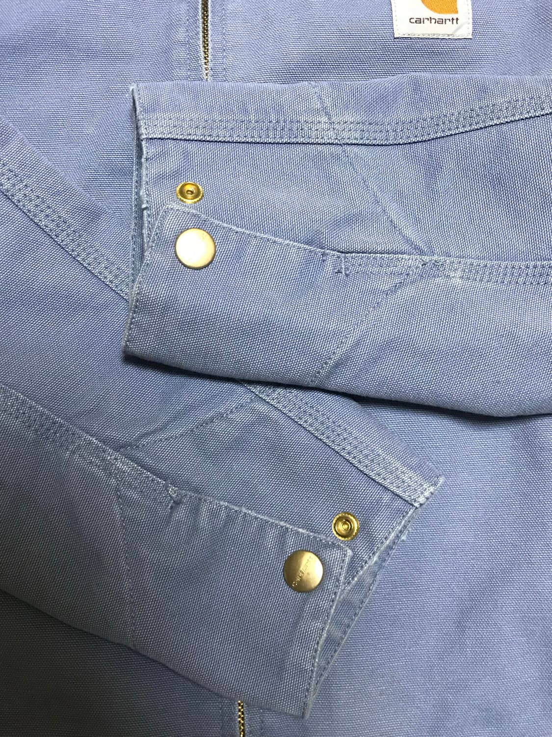 [M] 칼하트 디트로이트 블루 자켓 1회착 새상품급 상품이미지4