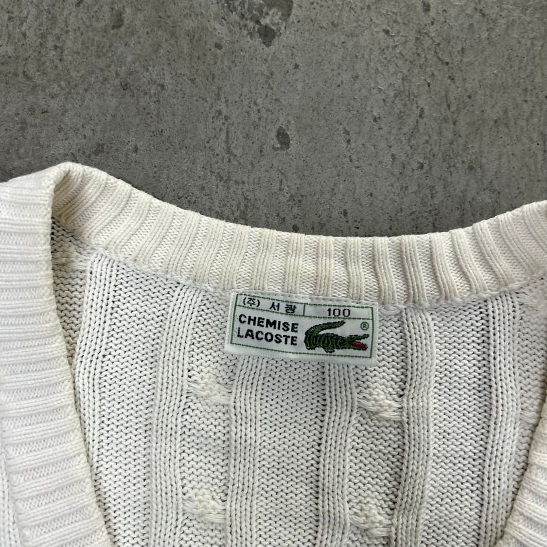 라코스테 브이넥 니트[1584] 상품이미지5
