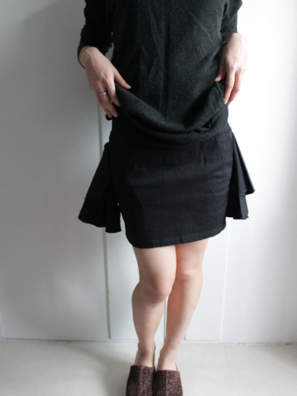 Facetasm 2014 ss side ruffles skirt 상품이미지7