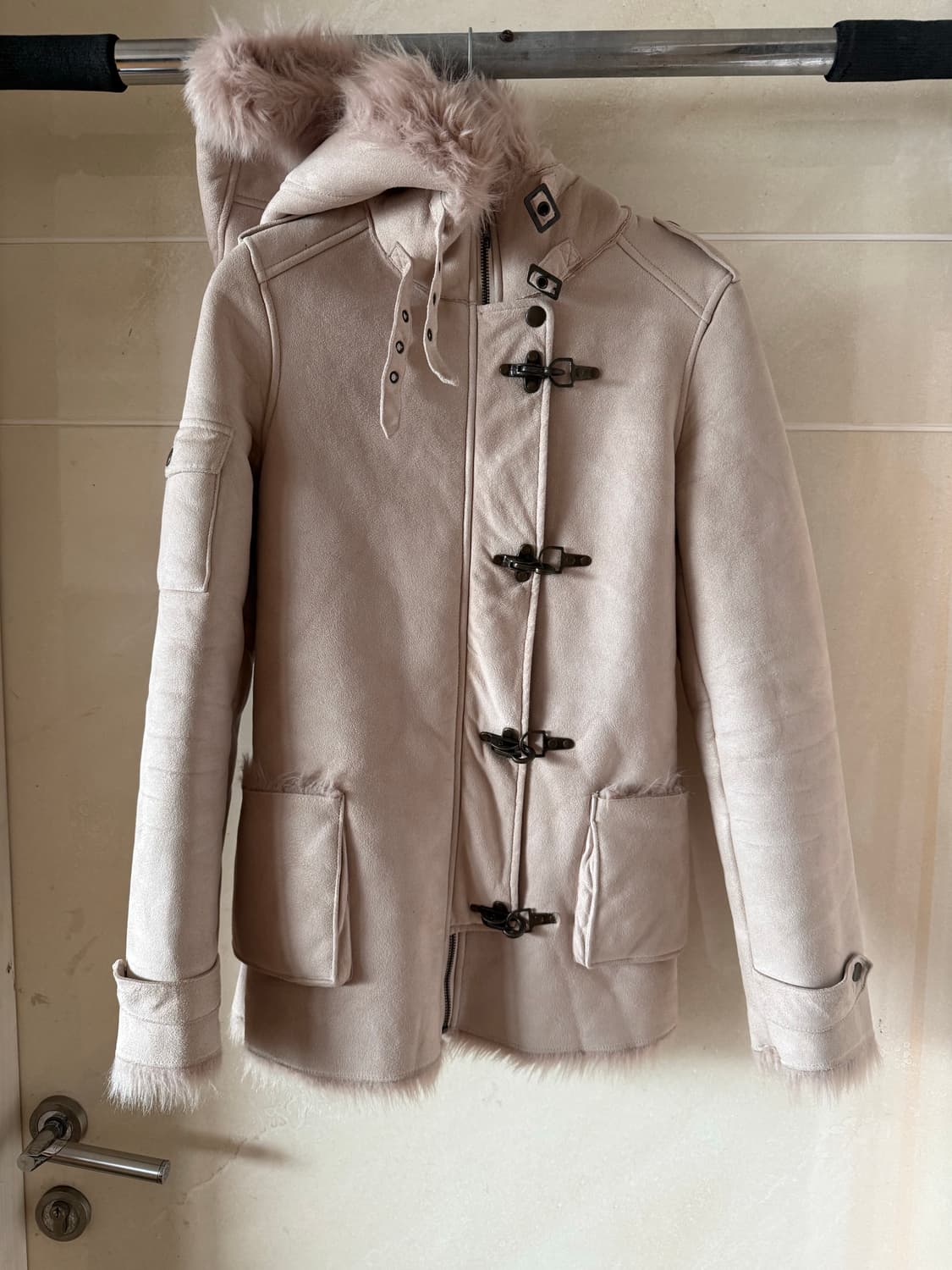 갸루 퍼 안감 코트, 더플 코트 상품이미지1