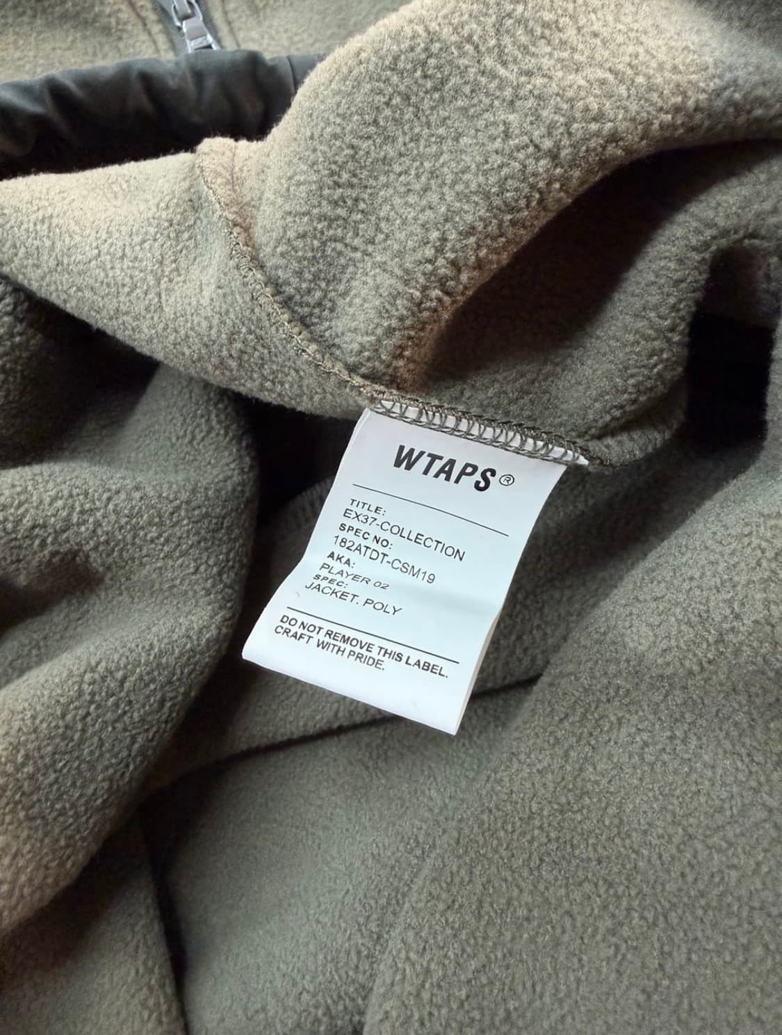 WTAPS 더블탭스 하프집업 플리스 상품이미지5