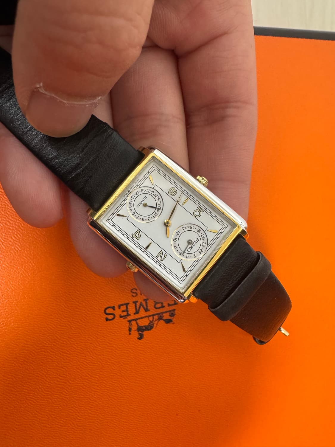 세이코 빈티지 시계 탱크 듀얼 상품이미지5