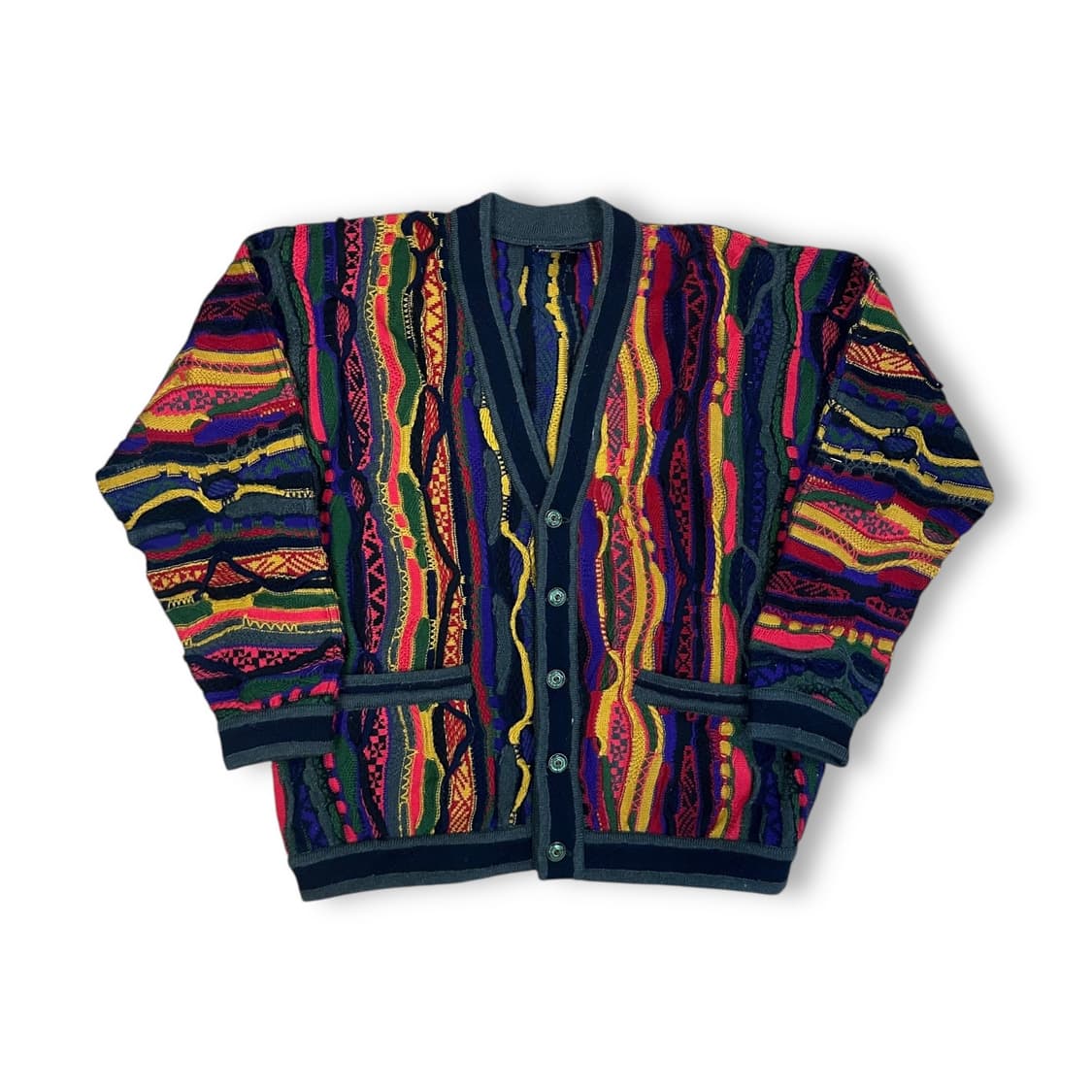 쿠지 케이블 니트 가디건 상품이미지1