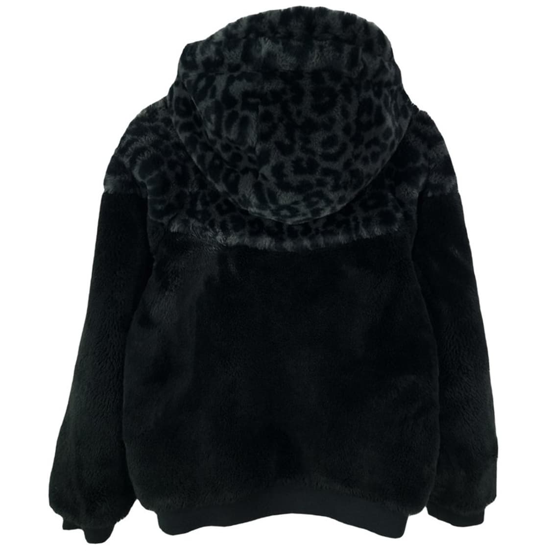 [나이키] 스우시 자수 레오파드 후드 쉐르파 후리스 자켓 M19568 상품이미지3