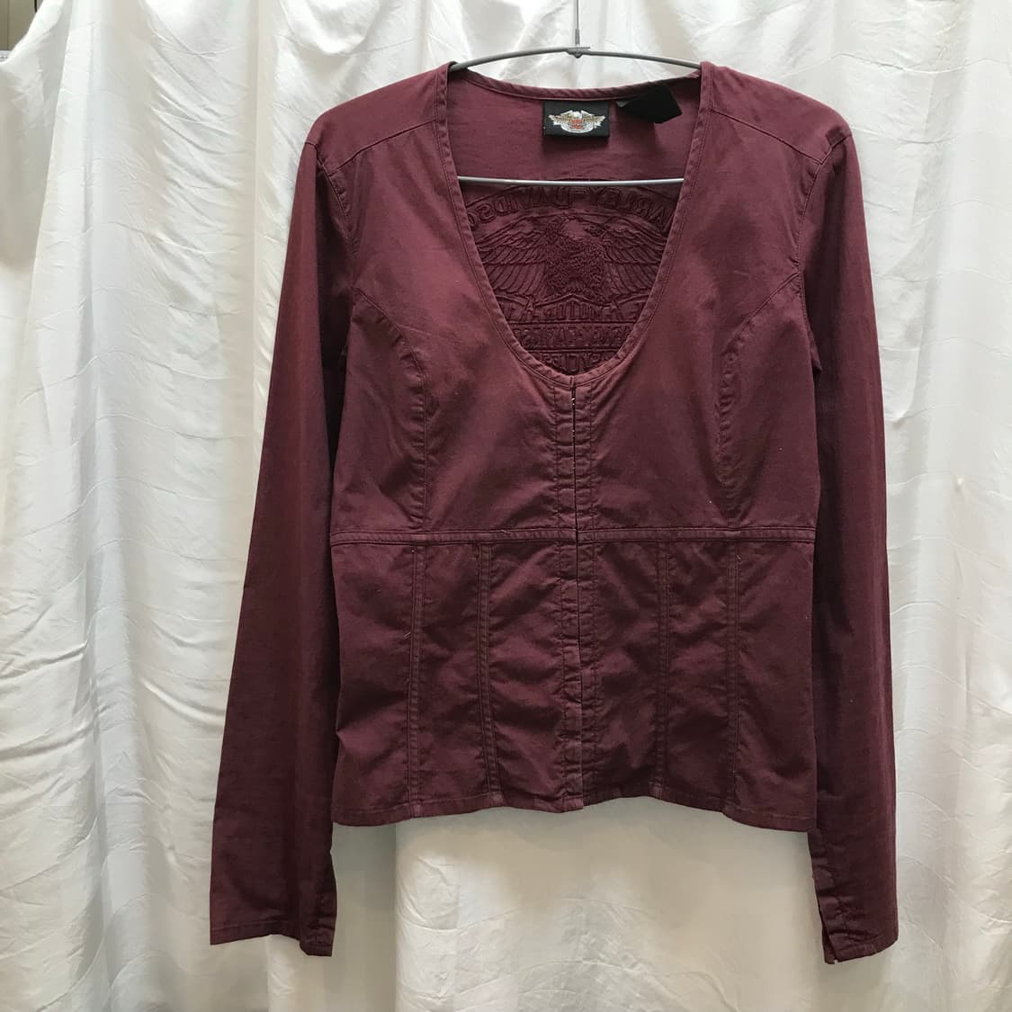 Harley Davidson 할리데이비슨 코르셋 셔츠 블라우스 상품이미지3