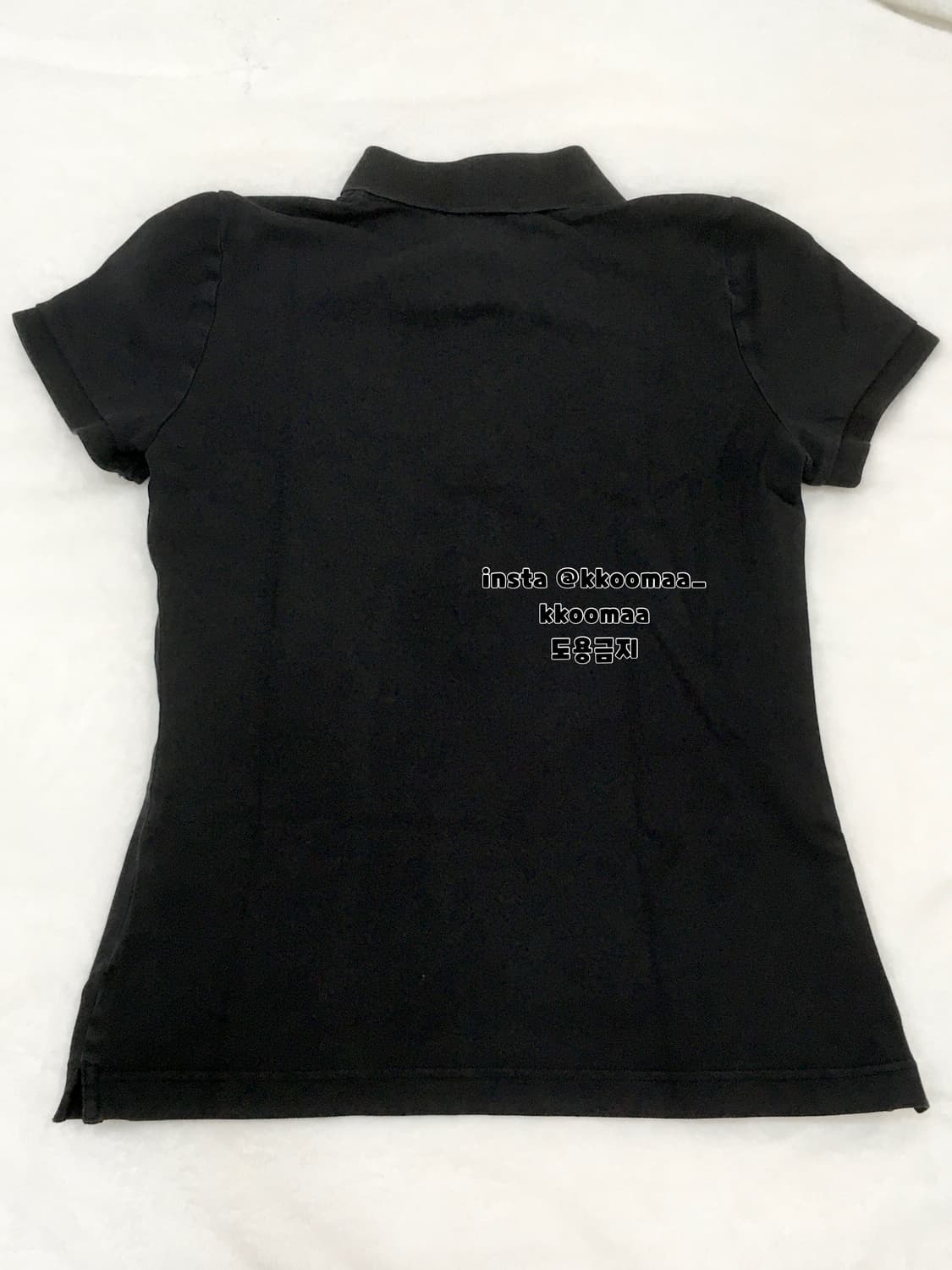 버버리 버튼 포인트 카라티 티셔츠 상품이미지3