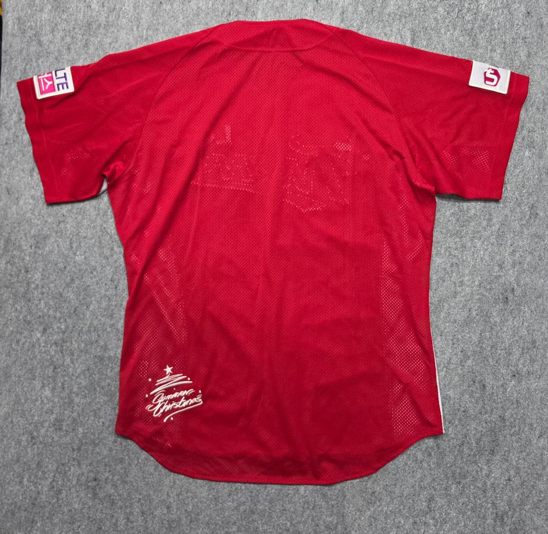 LG 트윈스 썸머 크리스마스 자수 한정 야구 유니폼 반팔져지 120 상품이미지2