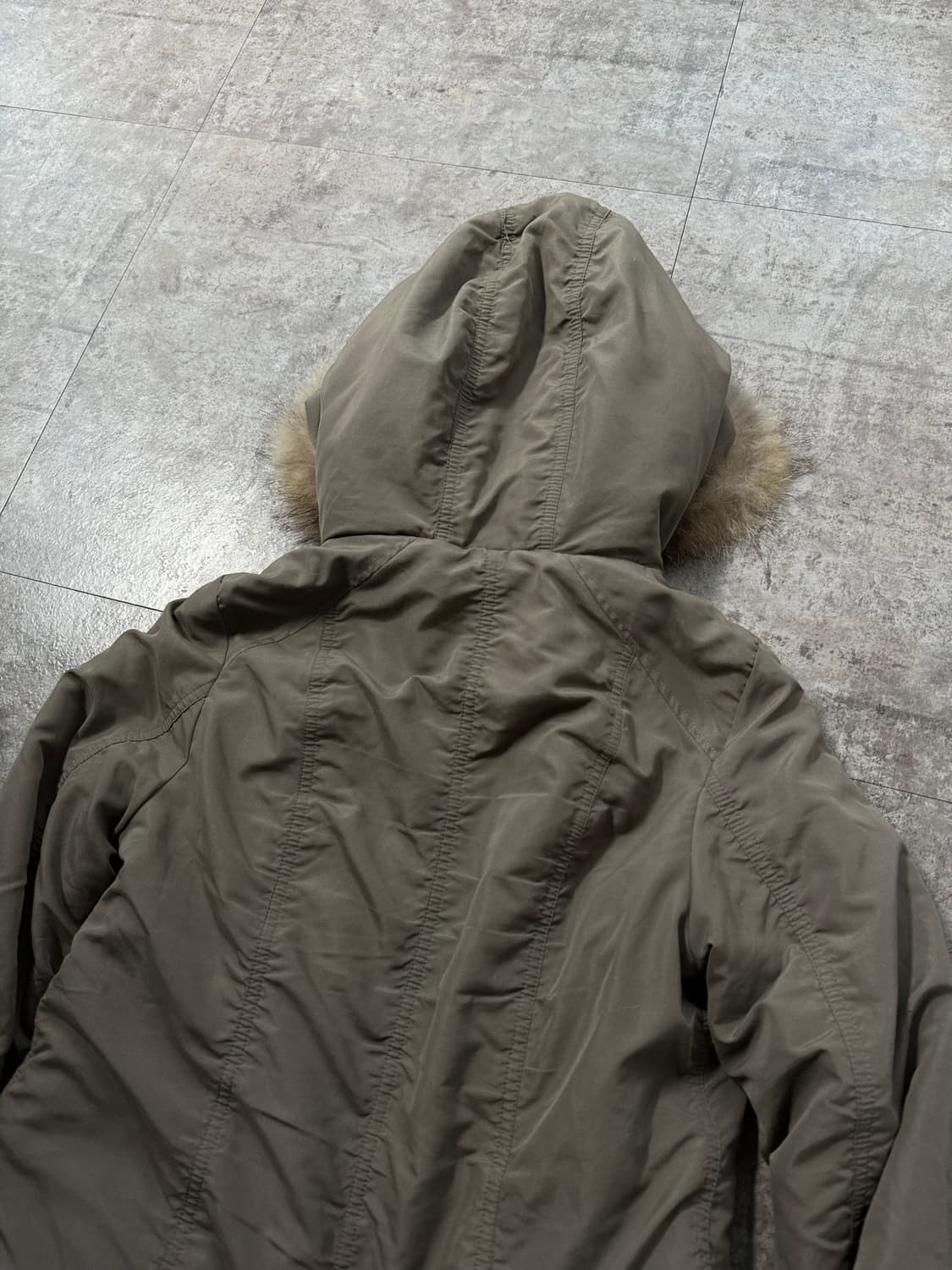 와이투케이 하이 넥 퍼 후디드 파카 상품이미지5