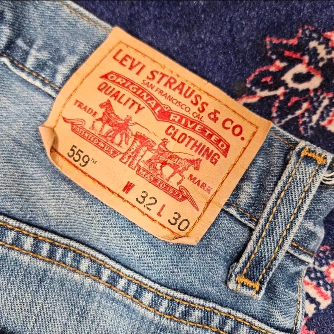 리바이스(Levis) 00's No.559 릴렉스 스트레이트핏 32 상품이미지7