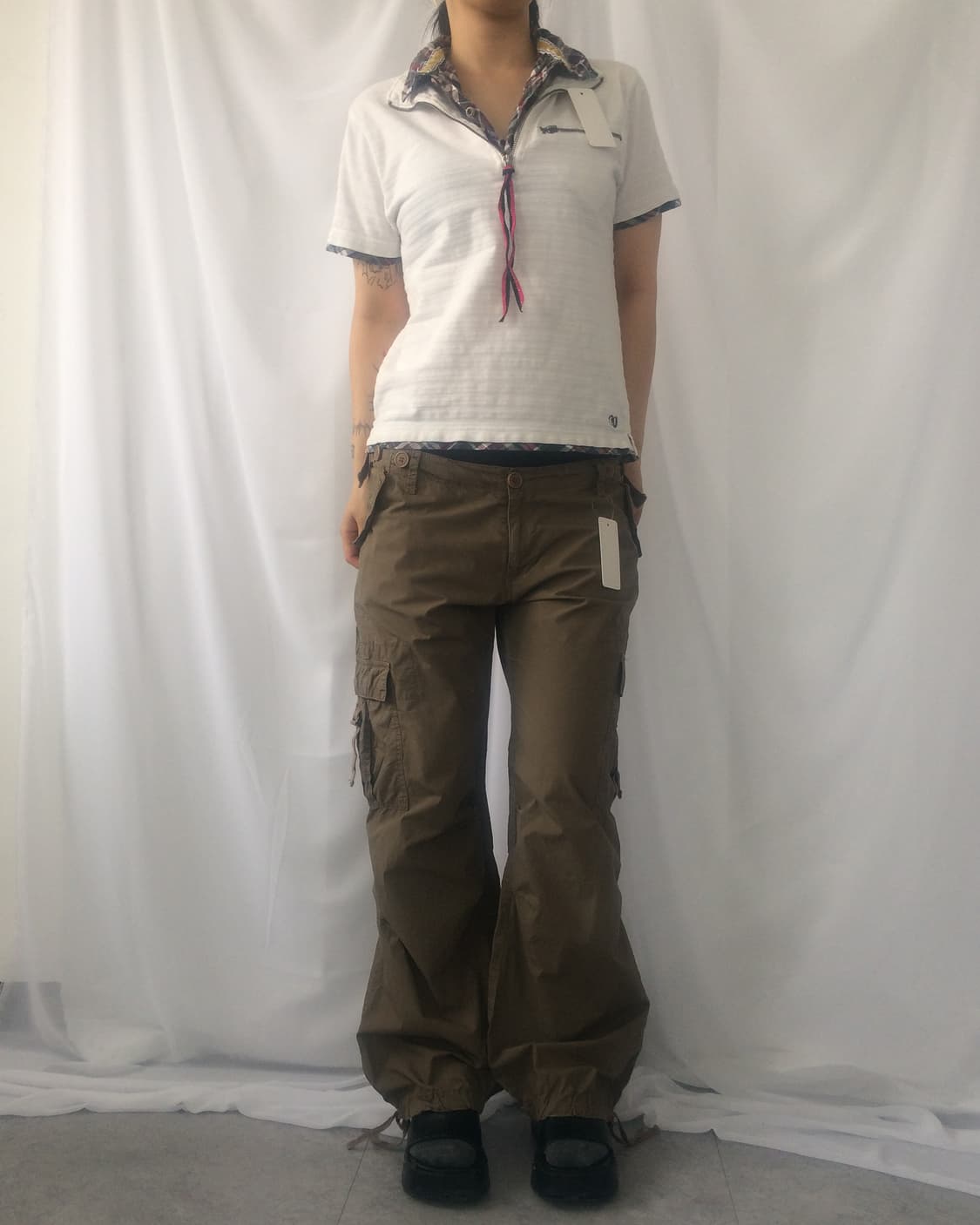 Double collar pk t 상품이미지1