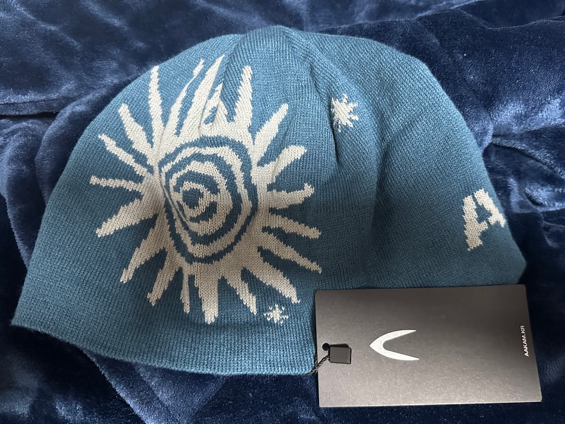 아캄 Sun Jacquard Beanie (Blue) 상품이미지3