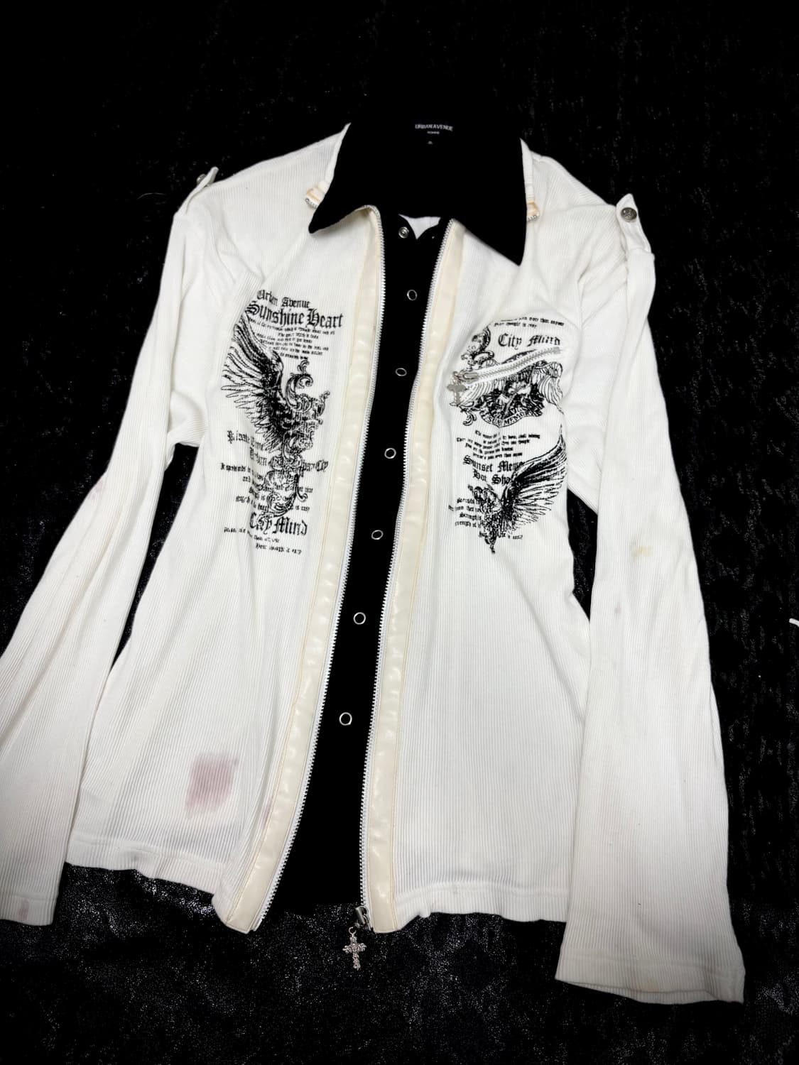 00’s Rare Archive Design Print Leather D 상품이미지2
