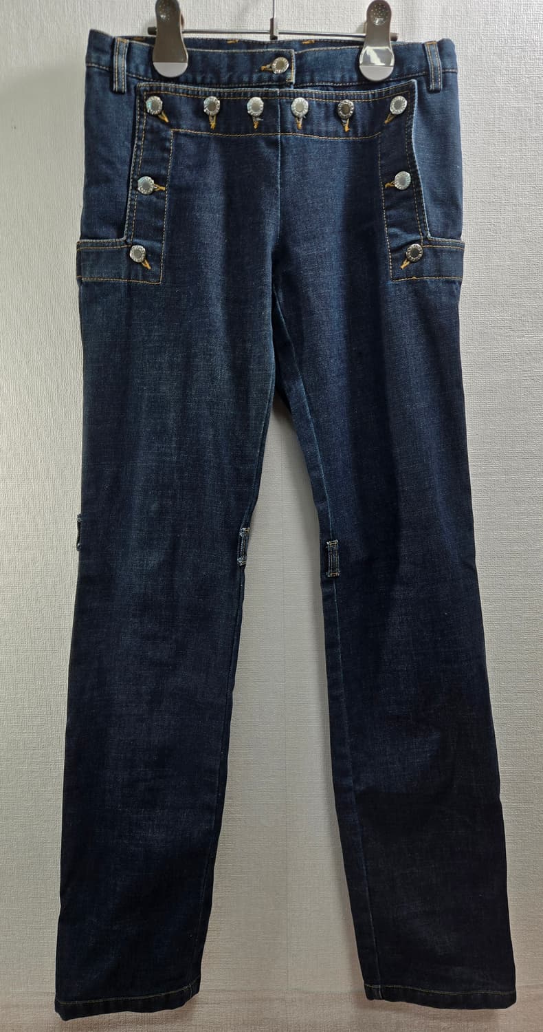 돌체앤가바나  정품 40싸이즈 희귀테그 본디지 데님 팬츠 상품이미지1