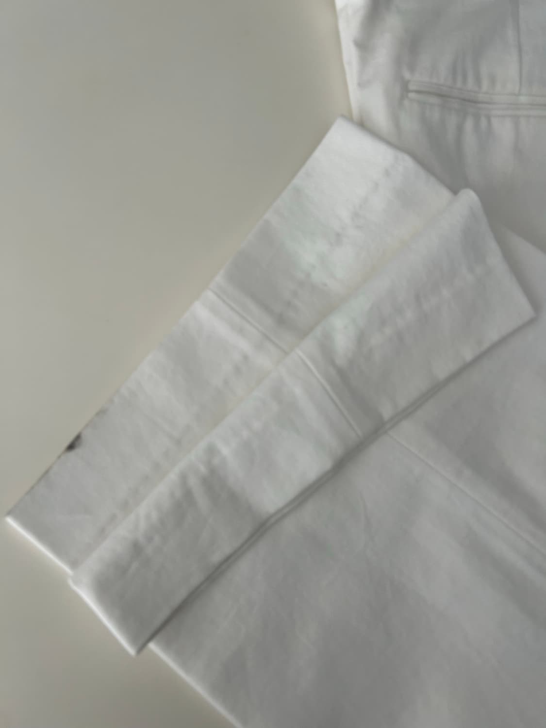 뉴치프시크 화이트 와이드팬츠 상품이미지4