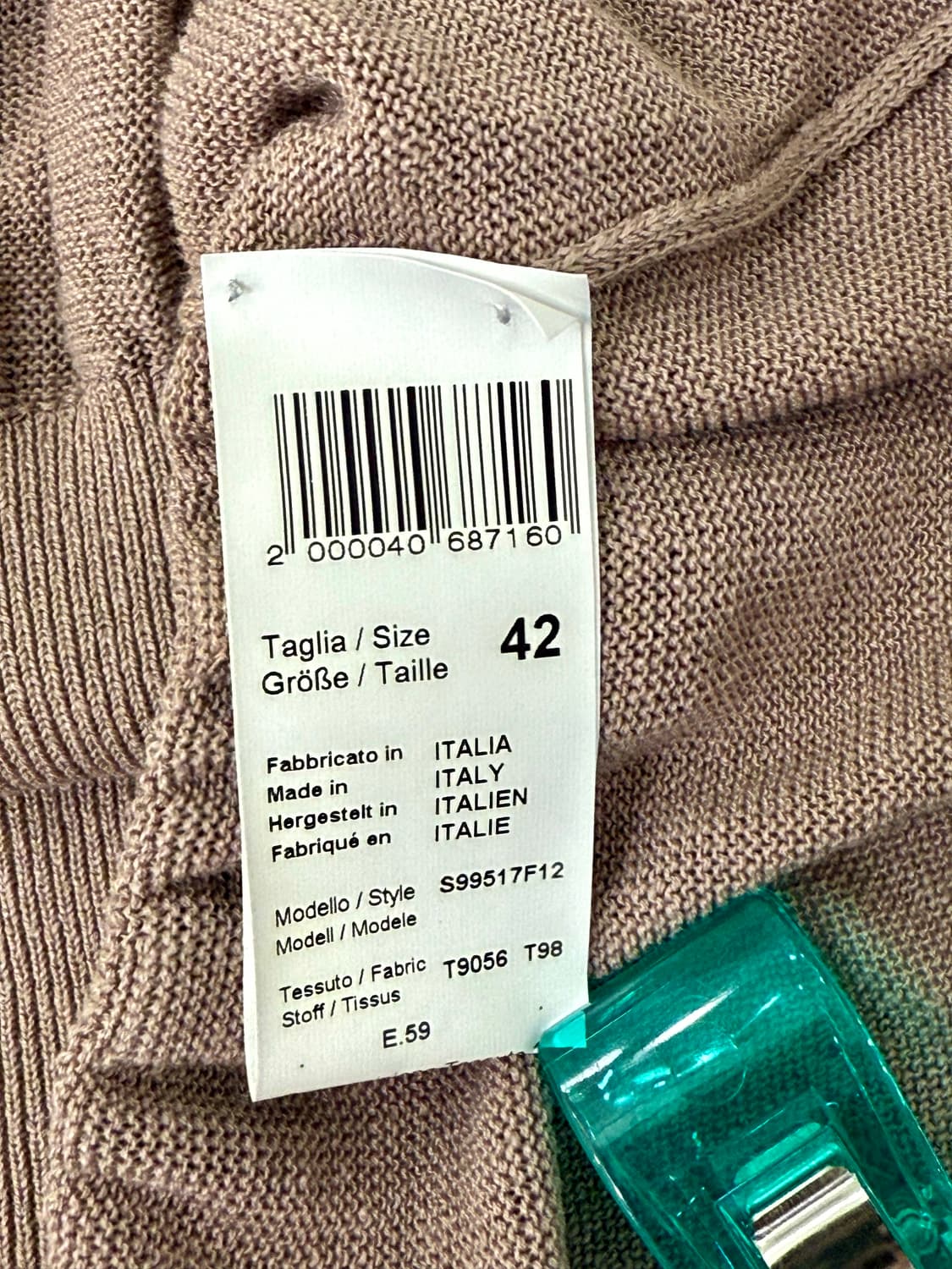 페세리코 니트 슬리브리스 42 상품이미지9