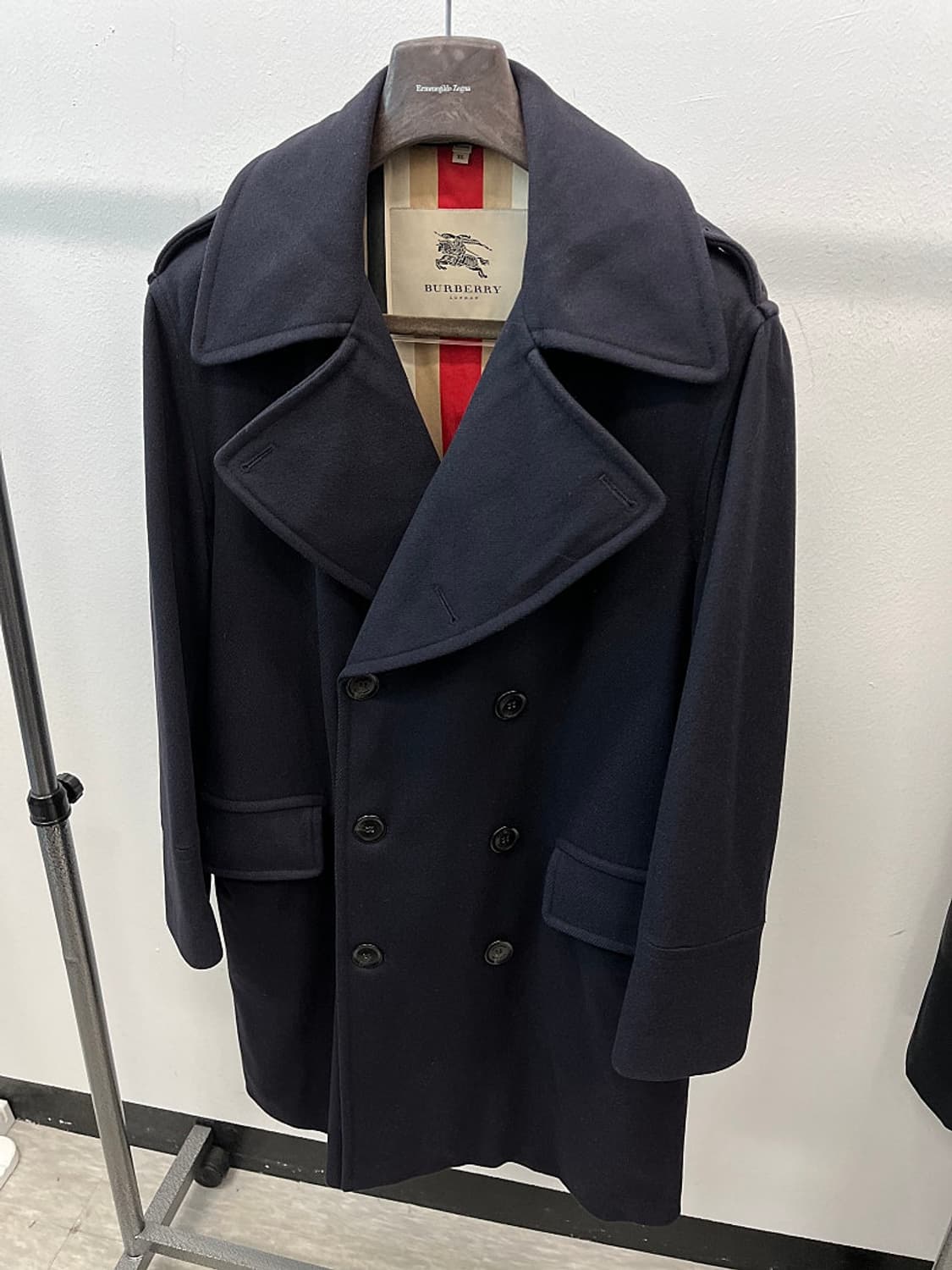 105) 버버리 런던 더블블레스티드 울코트  상품이미지1