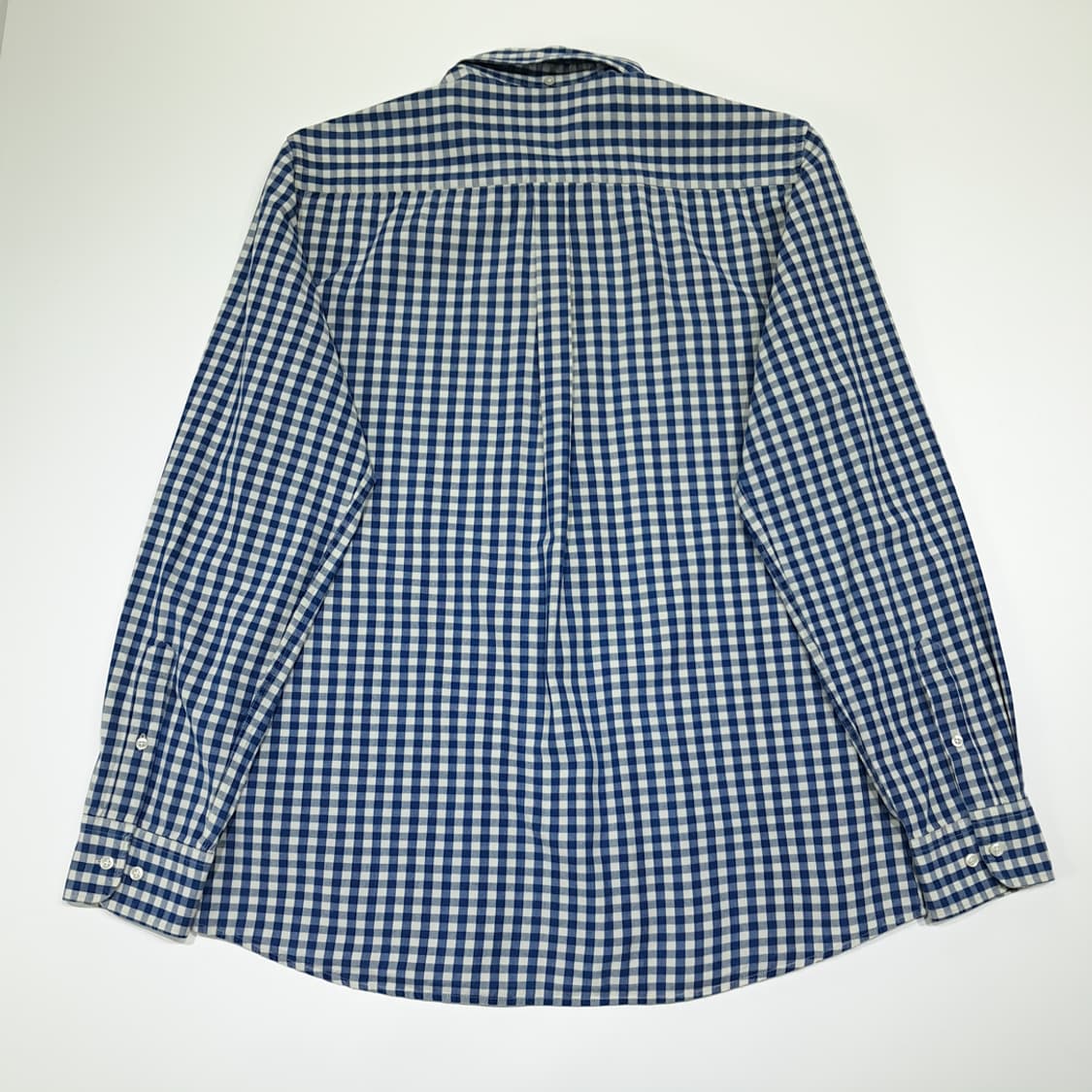 CL495 L 바버 코튼 버튼다운 네이비 깅엄체크 셔츠 남방 상품이미지6