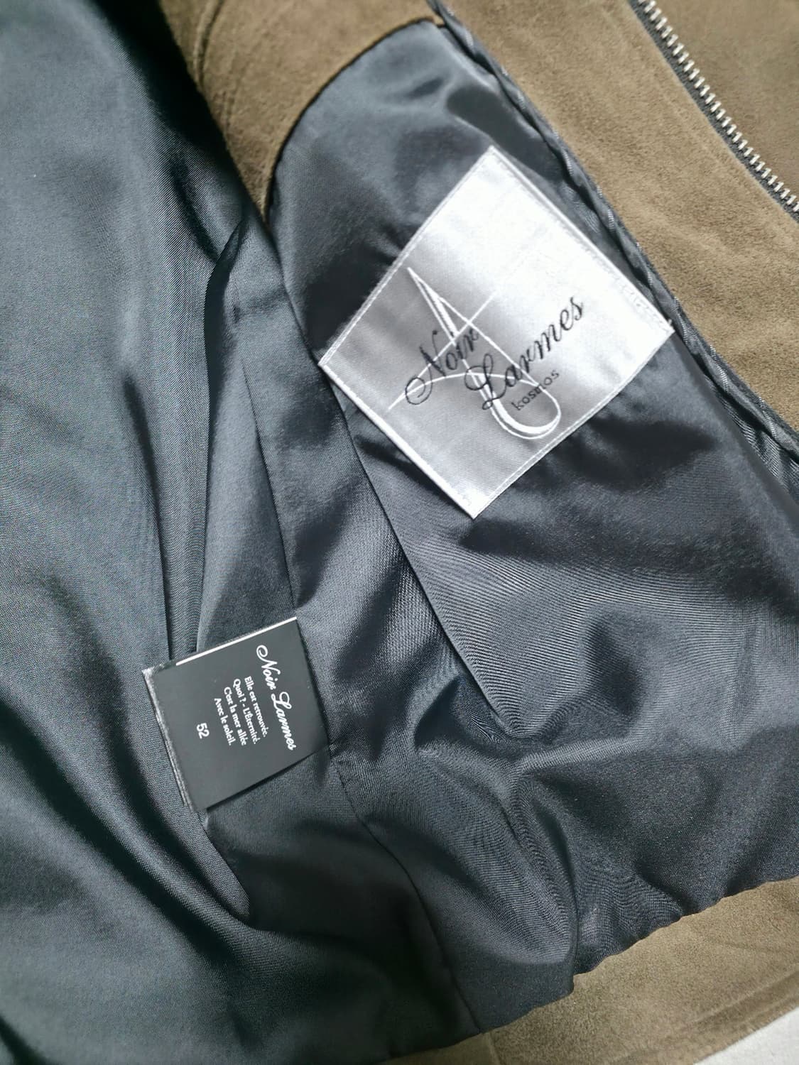 느와르 라르메스 스웨이드 자켓 상품이미지2