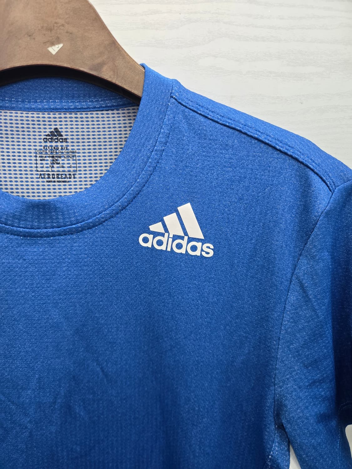 100,L )) adidas 아디다스 파랑 반팔티셔츠!~ 색상이뻐요 ㅎㅎ 상품이미지2