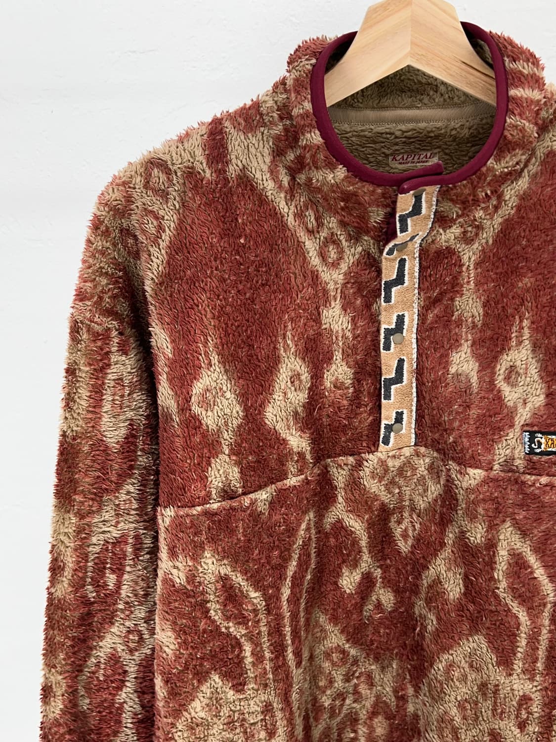 캐피탈 레드 자바 카스리 스냅-T 플리스 상품이미지2