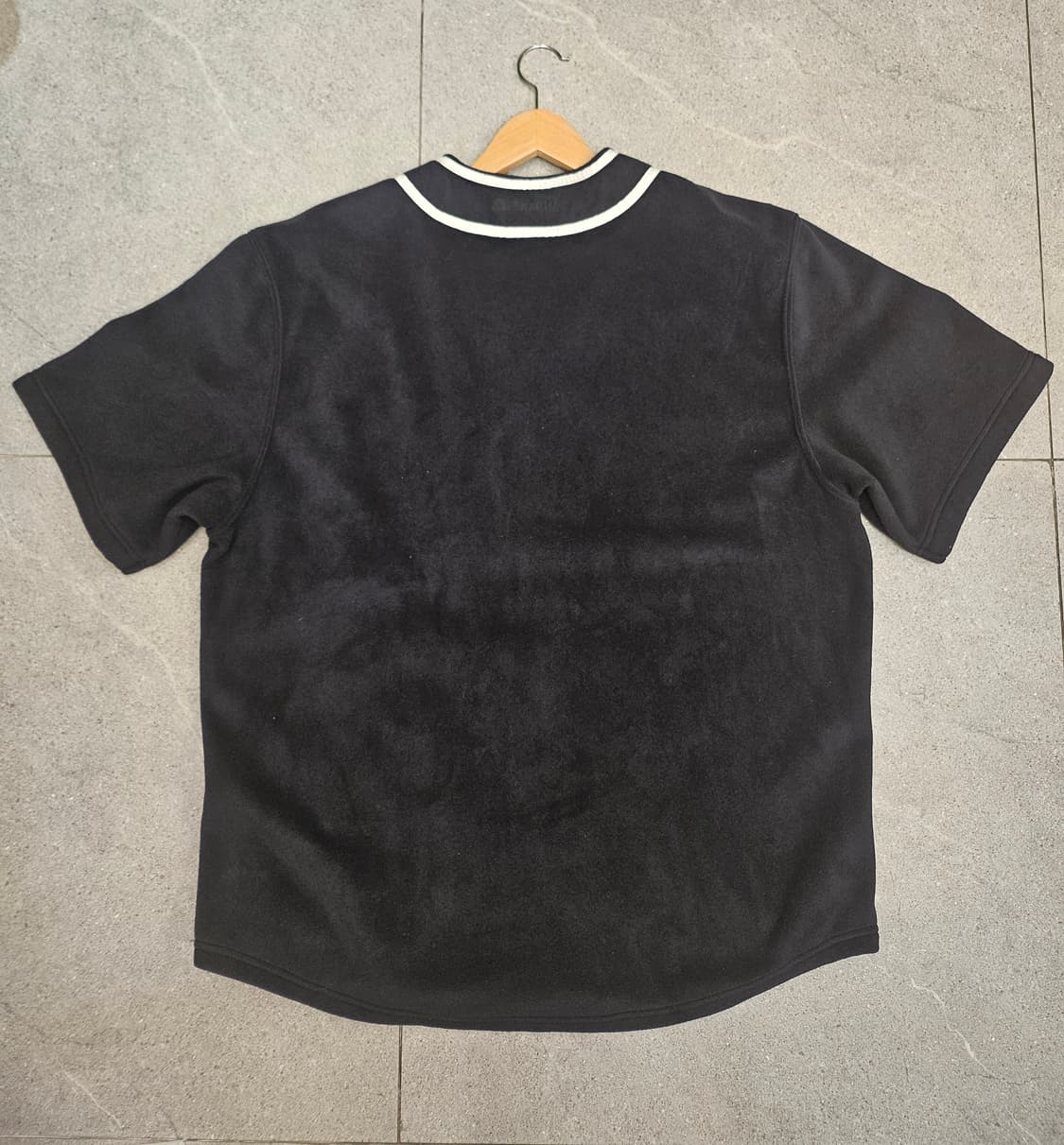 슈프림Supreme 폴라텍 베이스볼 저지 블랙 - 24FW 상품이미지7