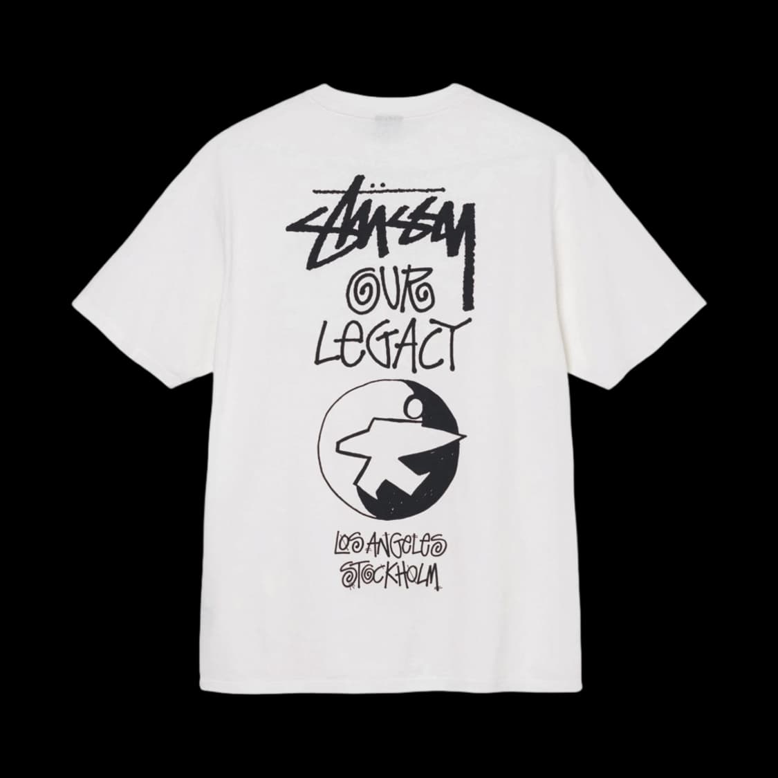 스투시x아워레가시 서프맨 반팔티 상품이미지1