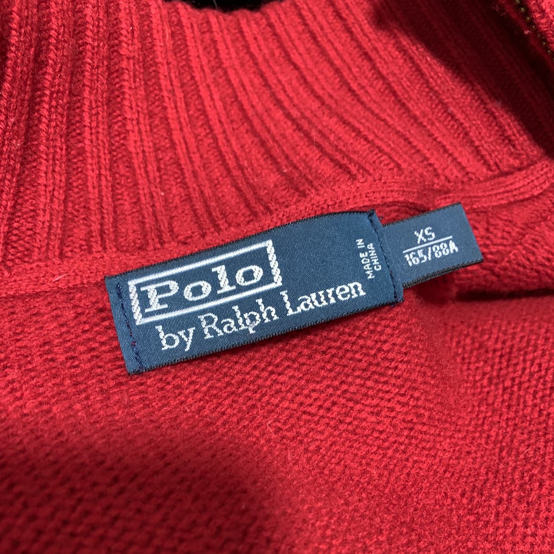 폴로 빅포니 투웨이 울니트집업 xs 상품이미지8